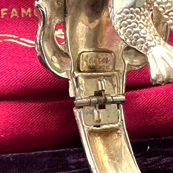 Kafin, New York Vintage Alligator Clamper Bracelet - Picture 3 of 7